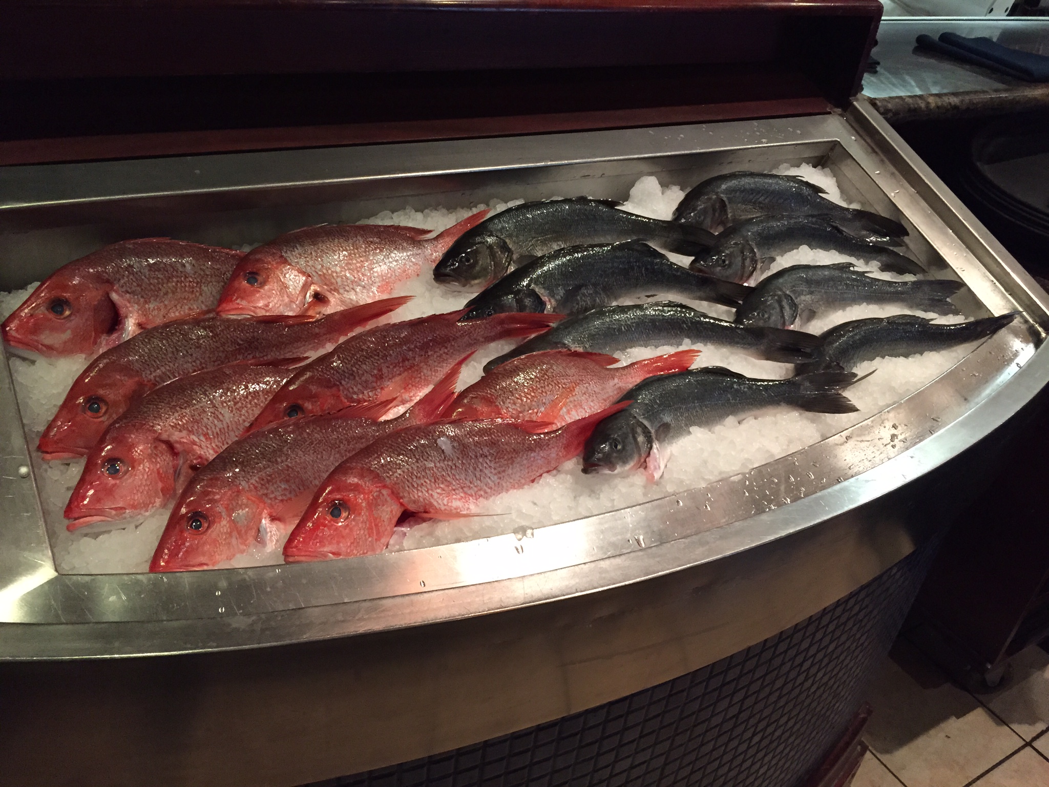 Fresh fish & seafood selection